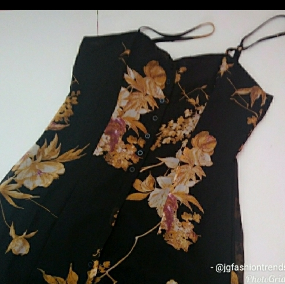 SHEER MAXI DRESS|FLORAL SHEER MAXI DRESS - Picture 4 of 8